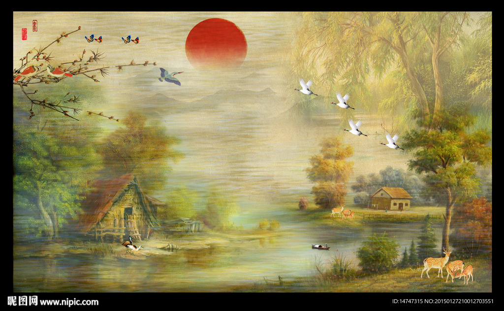 油画风景
