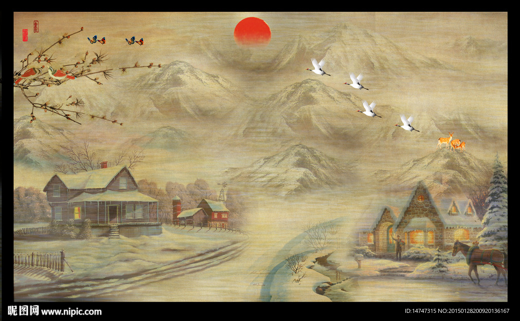 风景油画