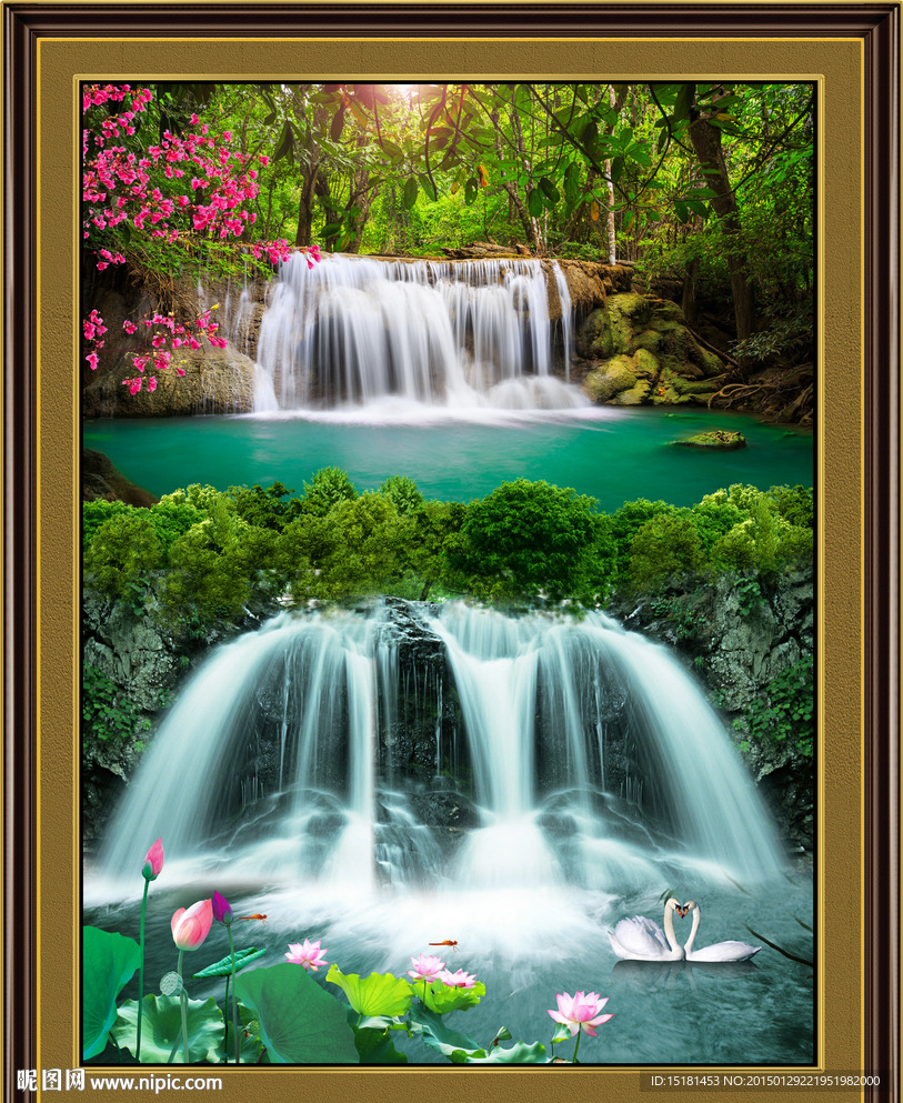 风景画高山流水