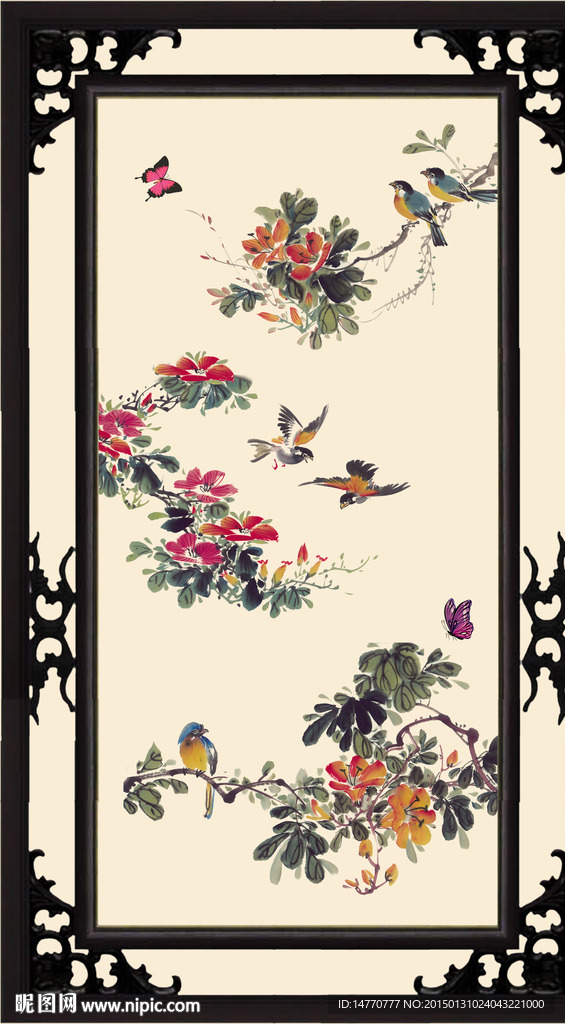 国画花鸟装饰画