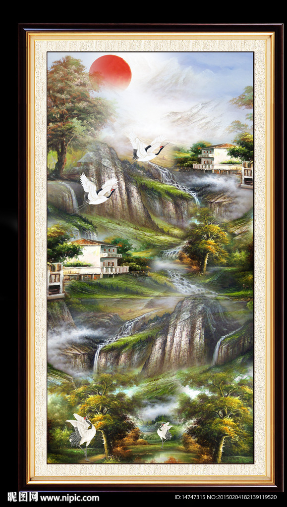 山水油画