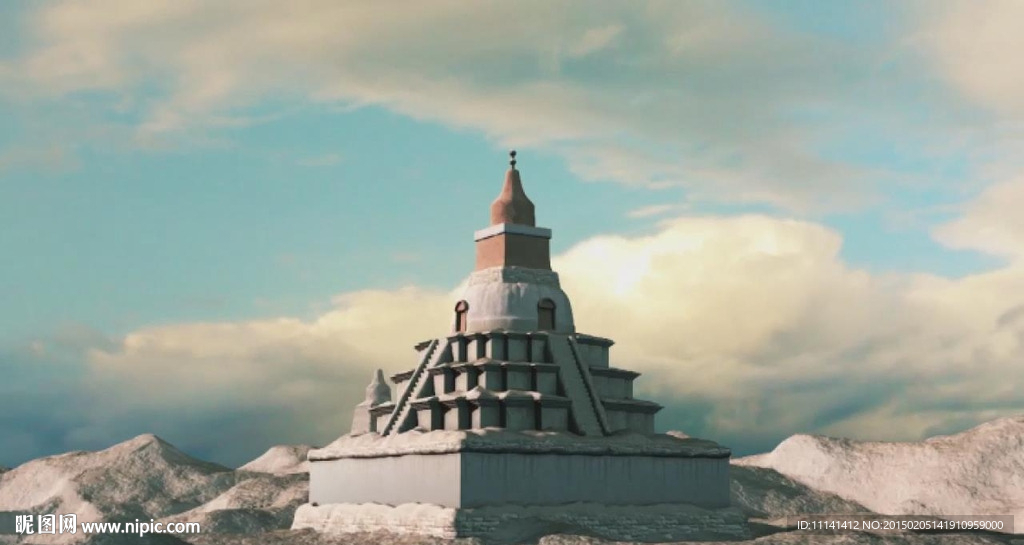 草原蒙古包高原内蒙古VJ背景