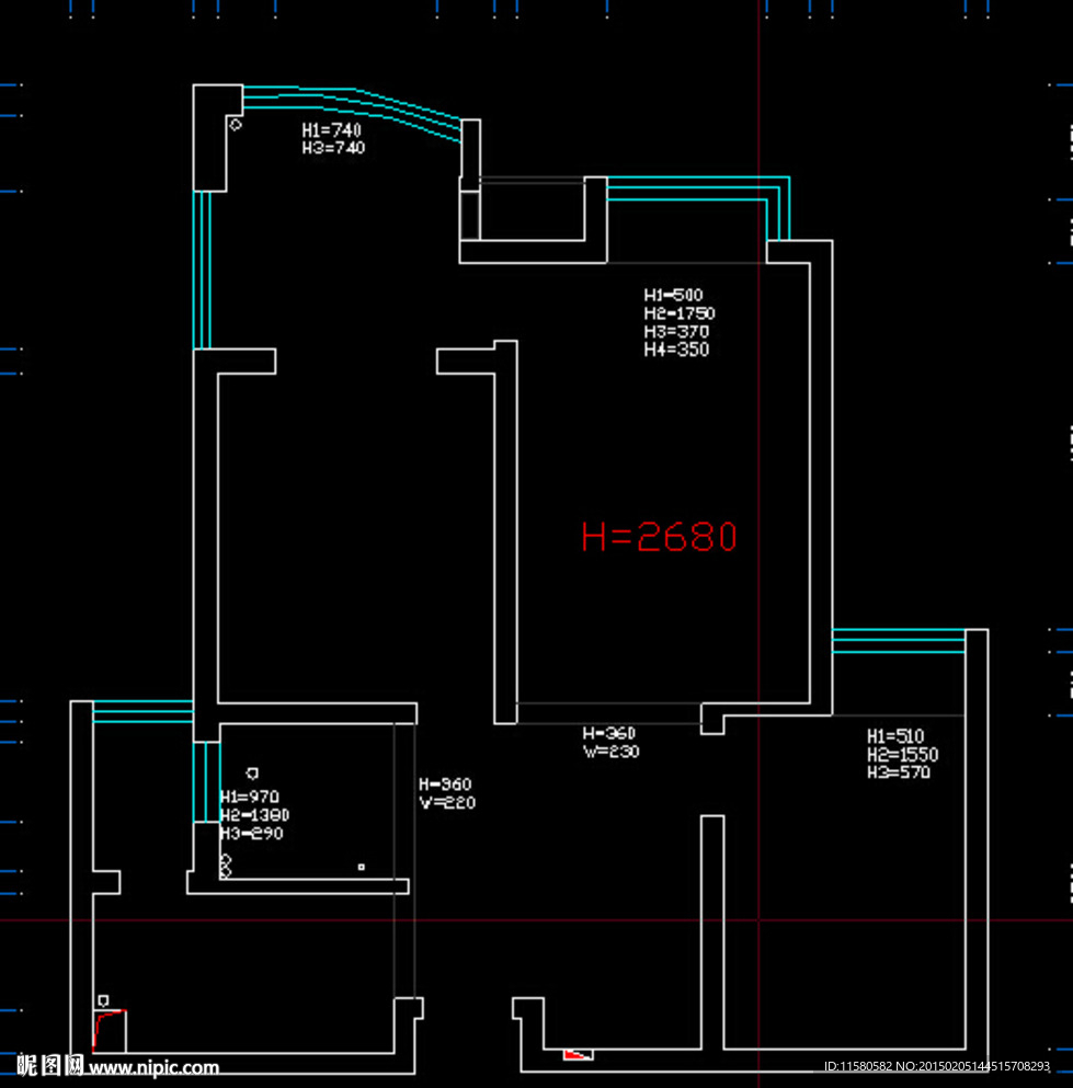 天逸华府-桂园CAD户型图