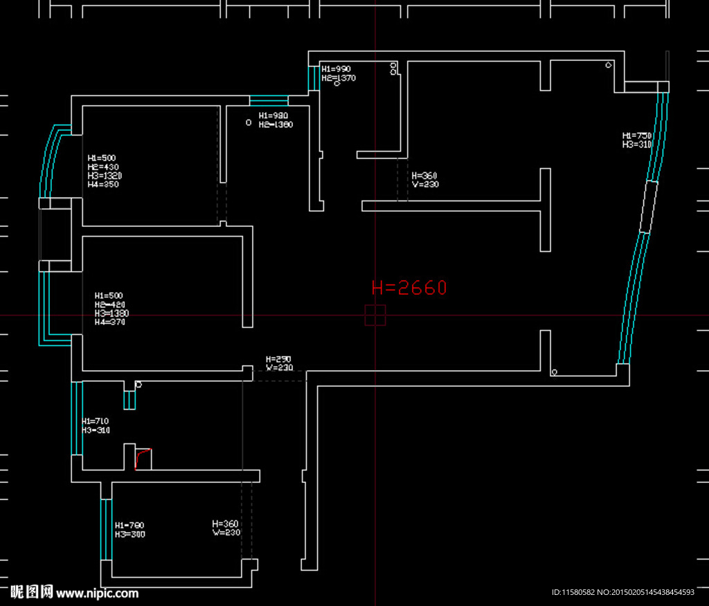天逸华府-桂园CAD户型图