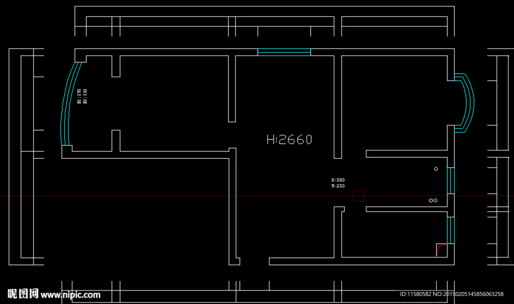 天逸华府-桂园CAD户型图