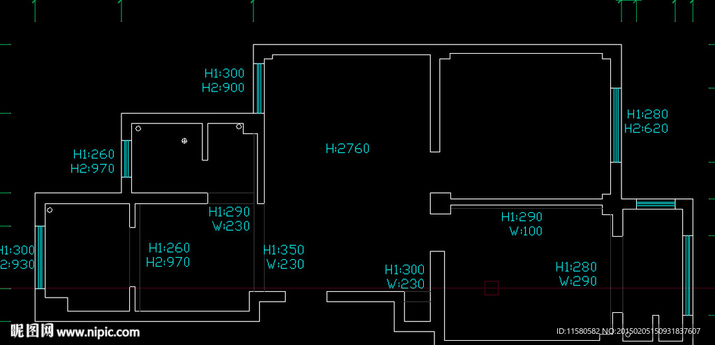 南都华府CAD户型图