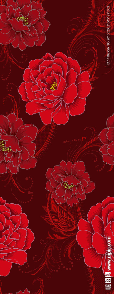 牡丹花型设计