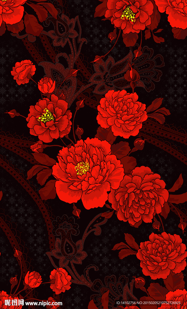 牡丹花型