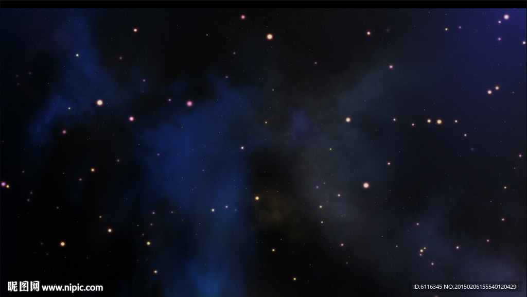 深蓝色宇宙星空