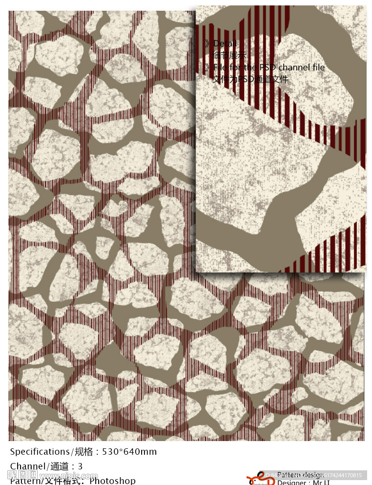 欧式花纹 墙纸布艺 通道分色