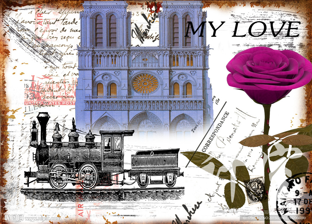 欧美风格装饰画