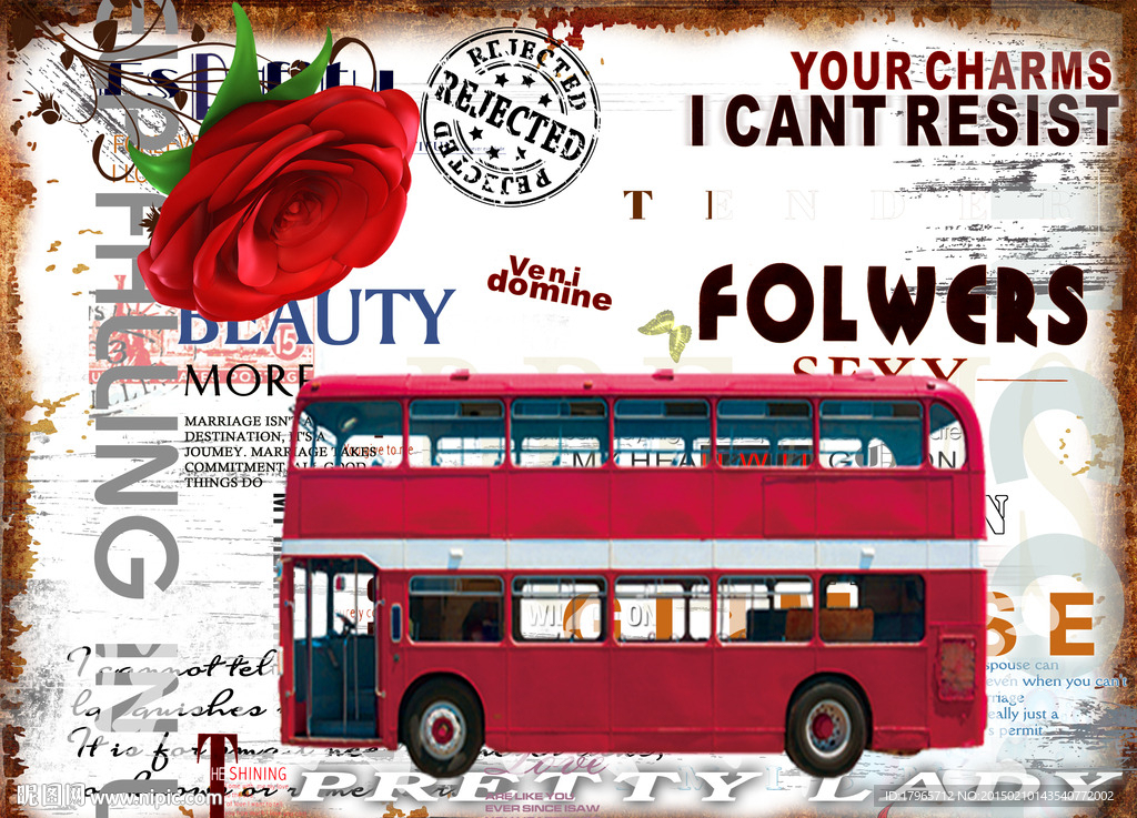 英伦风 欧美风格画