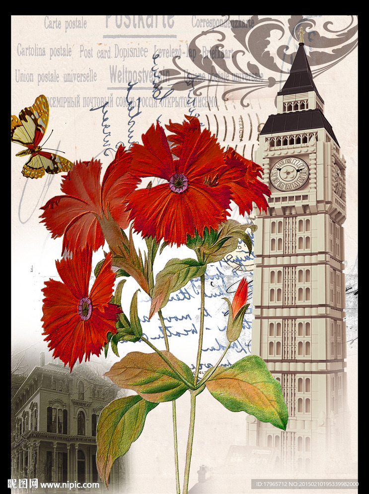 北美装饰画 欧美风格画