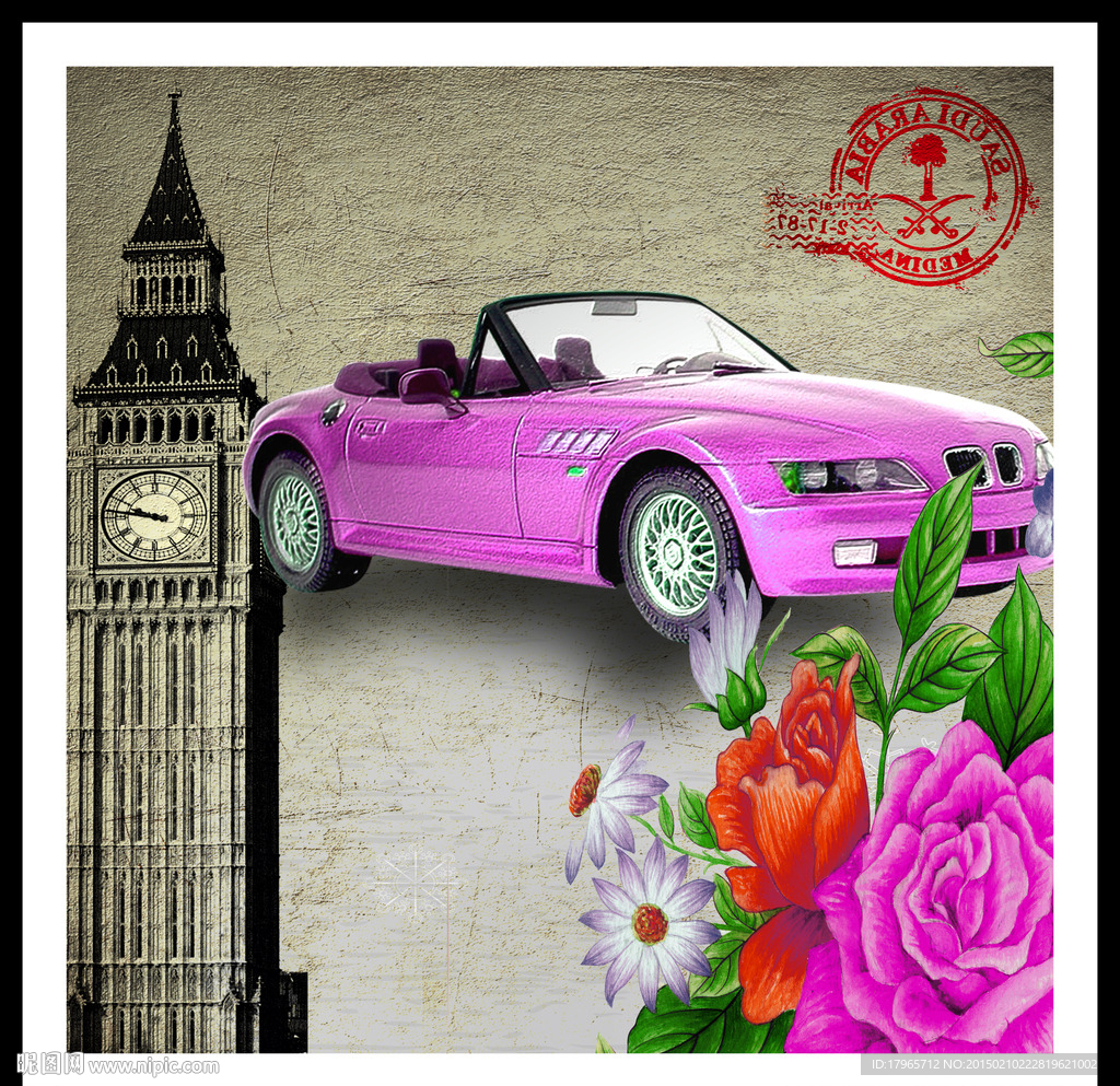 北美装饰画 欧美风格画