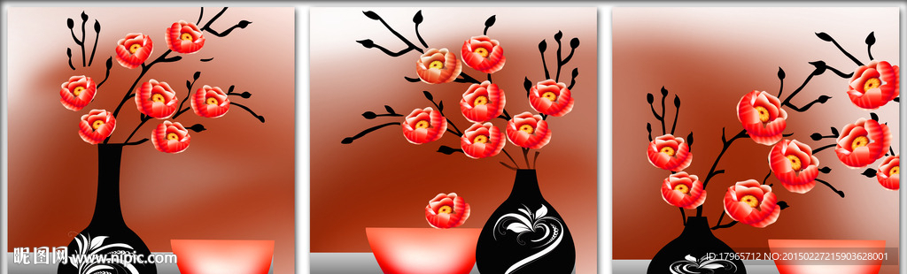 花卉装饰画