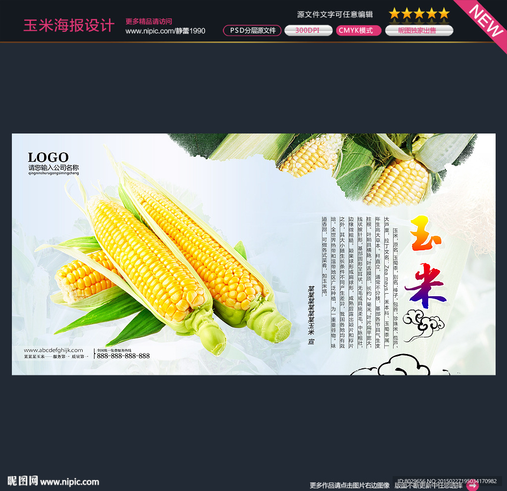 玉米海报图片
