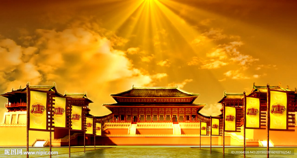 大唐宫廷仿唐舞蹈背景戏曲背景