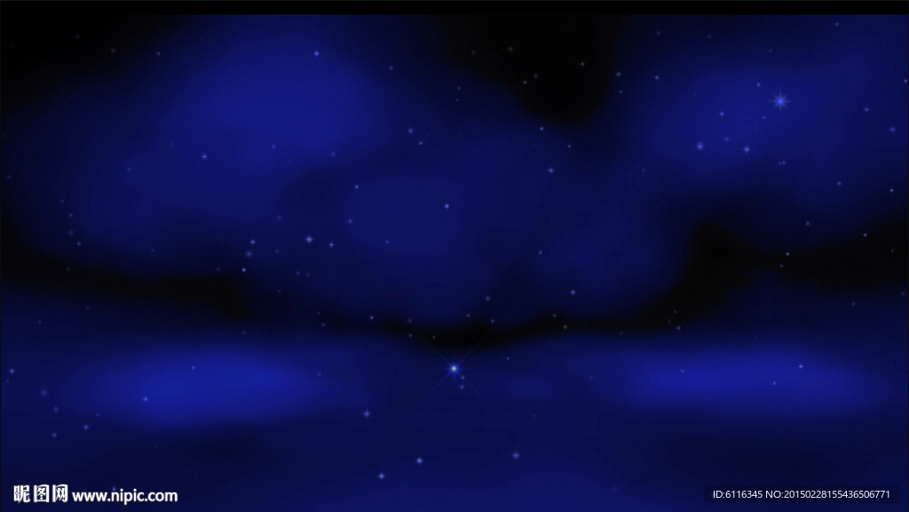夜晚的星空