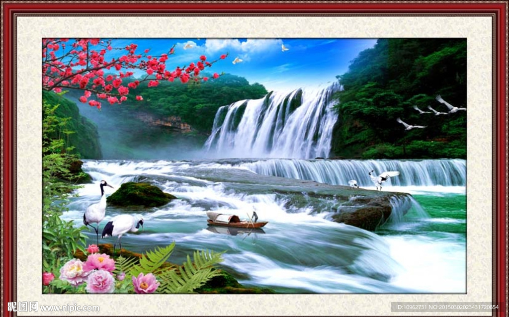 江山如画 十字绣图