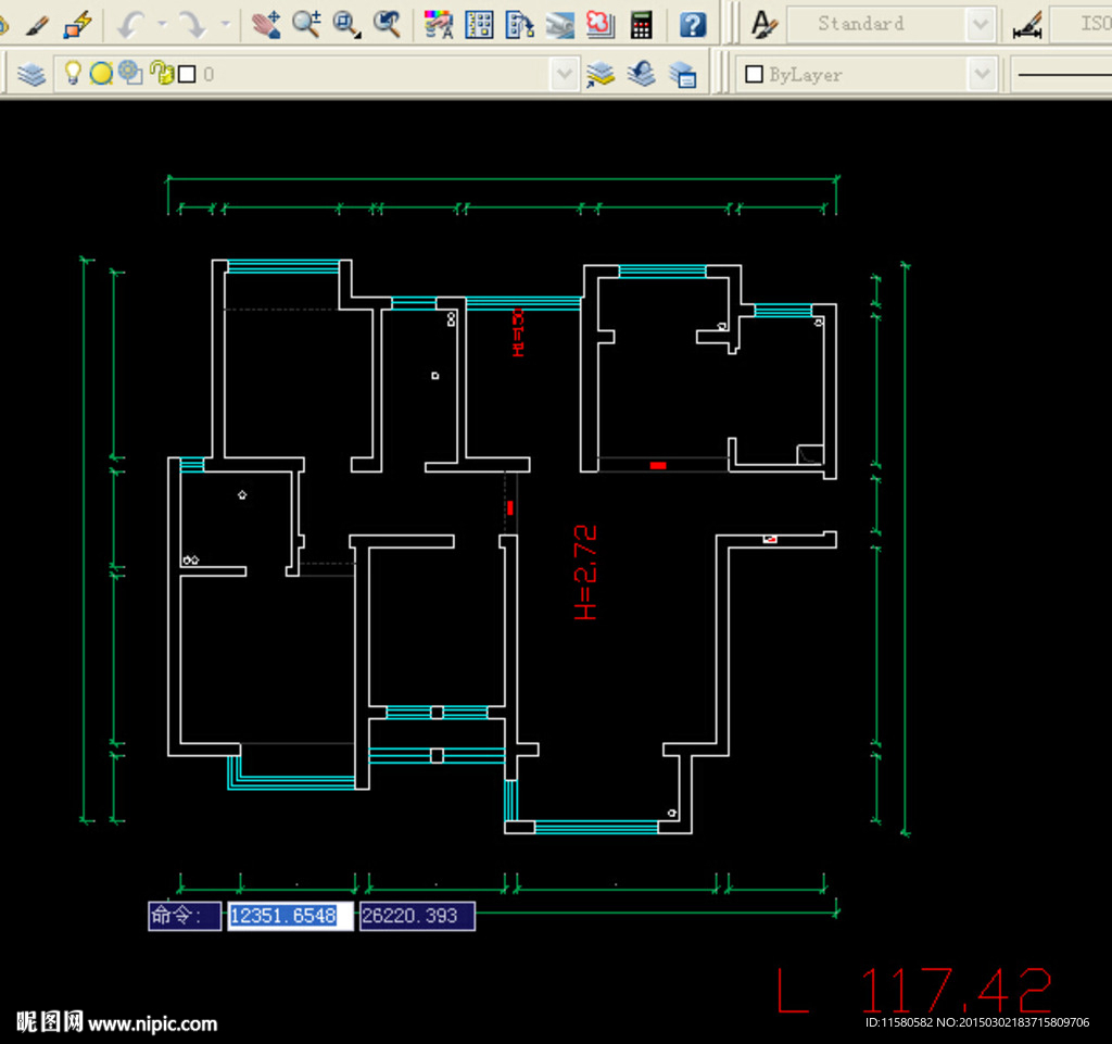 凯迪-塞纳河畔CAD户型