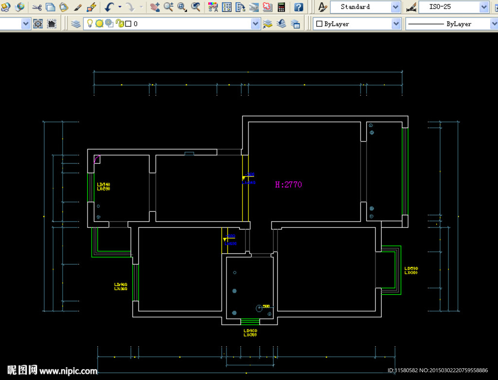 滁州-金色春天CAD户型