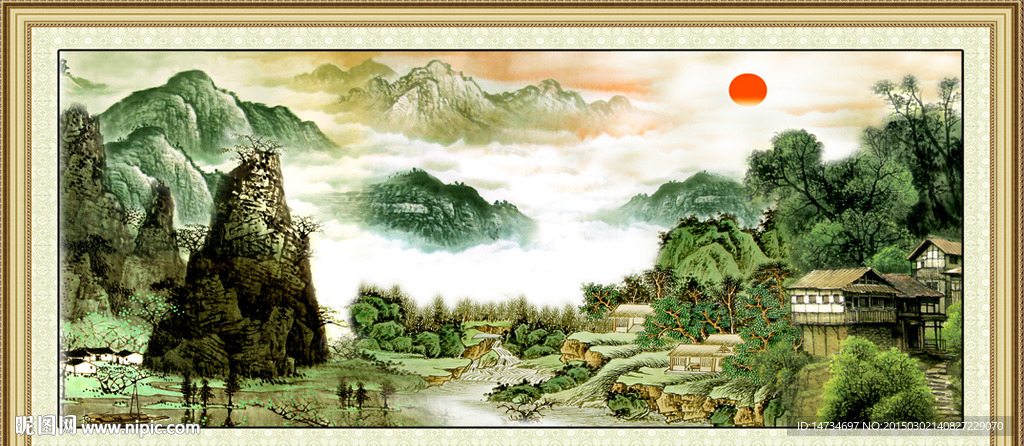 国画山水