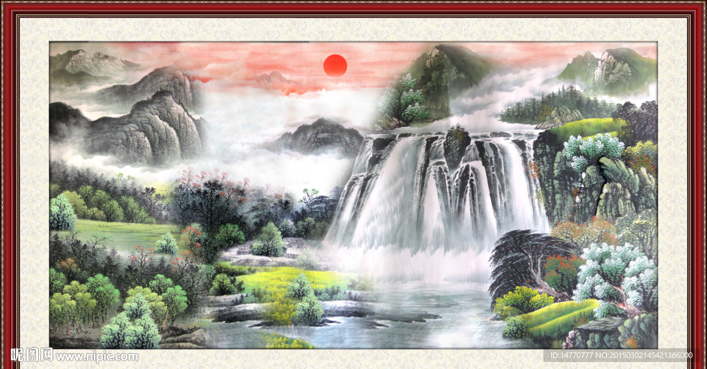 山水国画