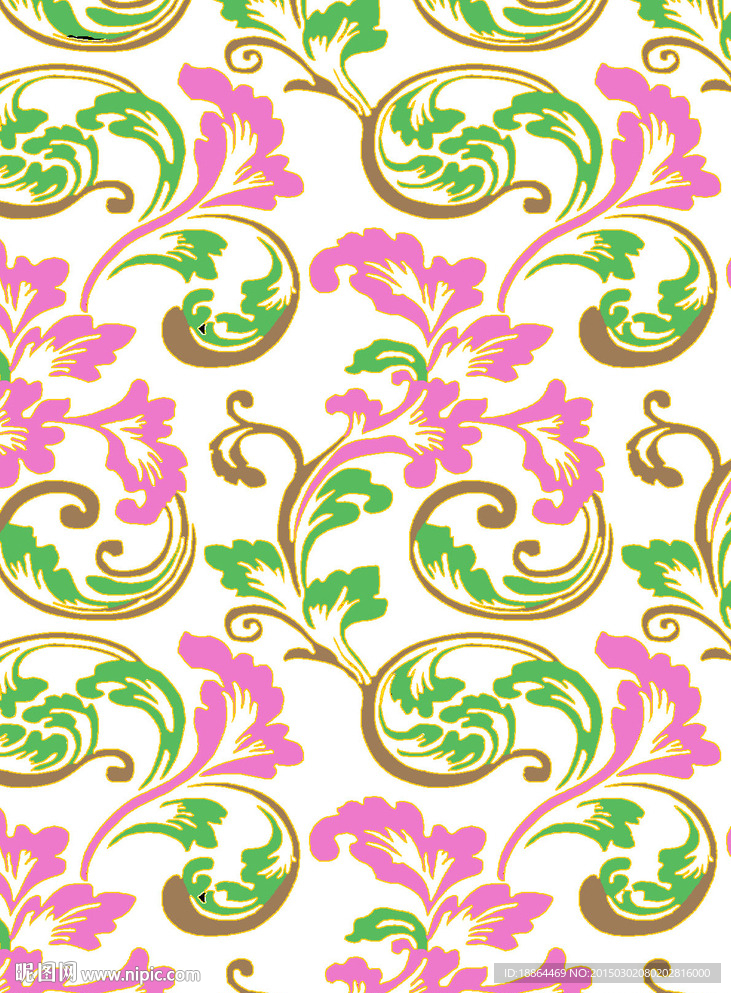 窗帘面料花型设计