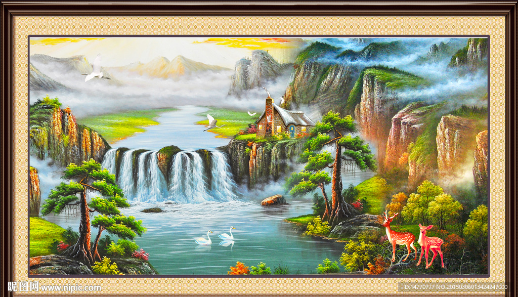 油画风景装饰画