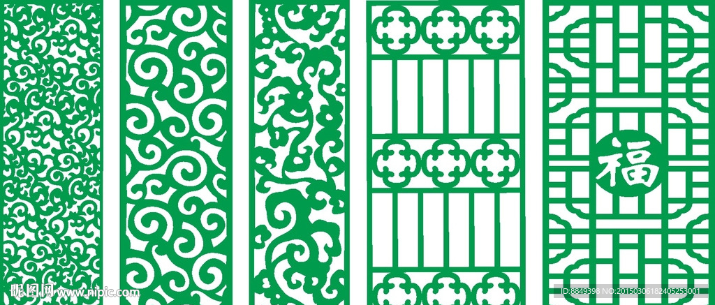 雕花隔断 镂空花形 台板雕刻