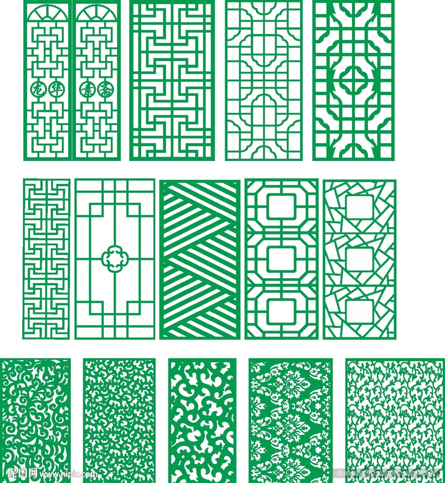 围巾图案花形 欧式图案  镂空