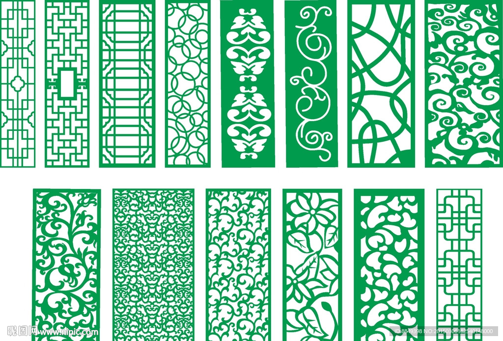 镂空花纹 镂空隔断 镂空图
