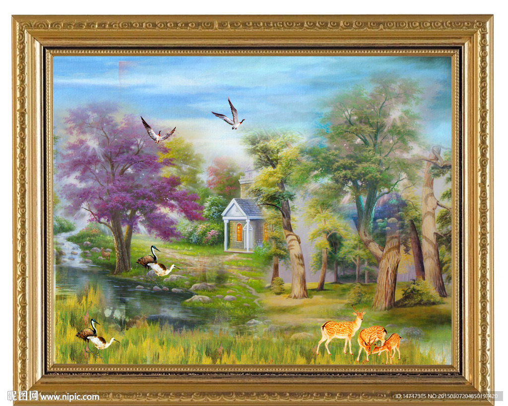 油画 风景