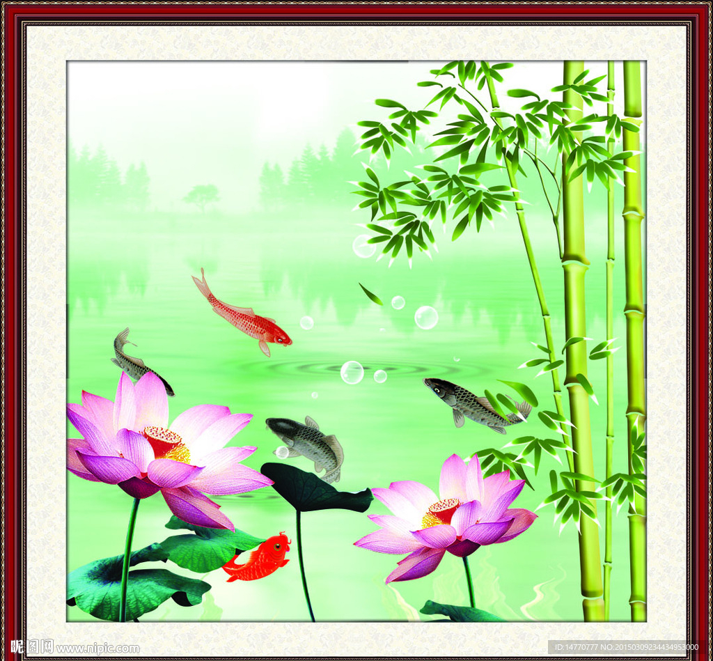 荷花图