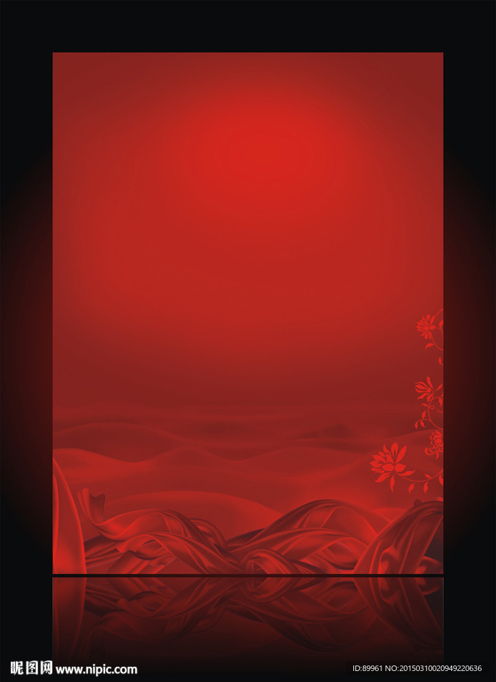 红色背景素材