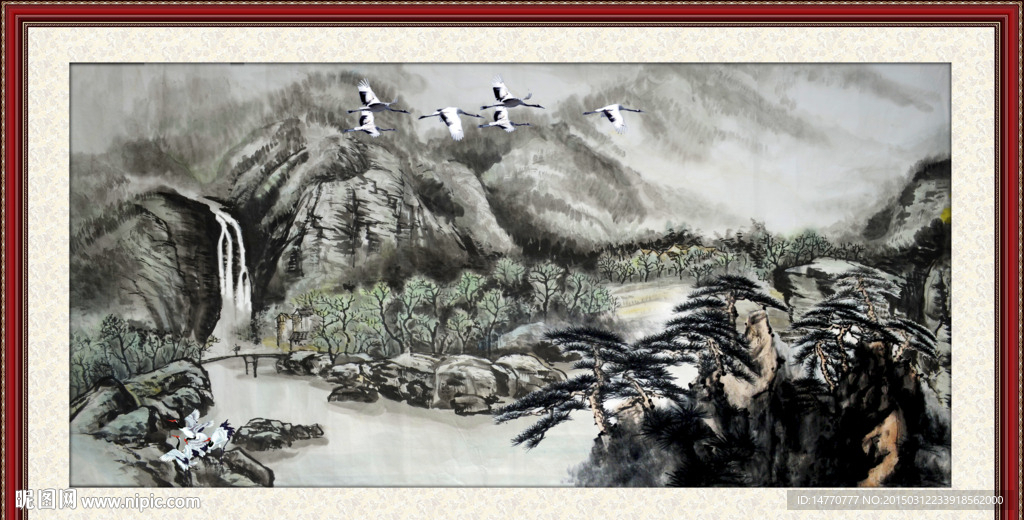 山水国画