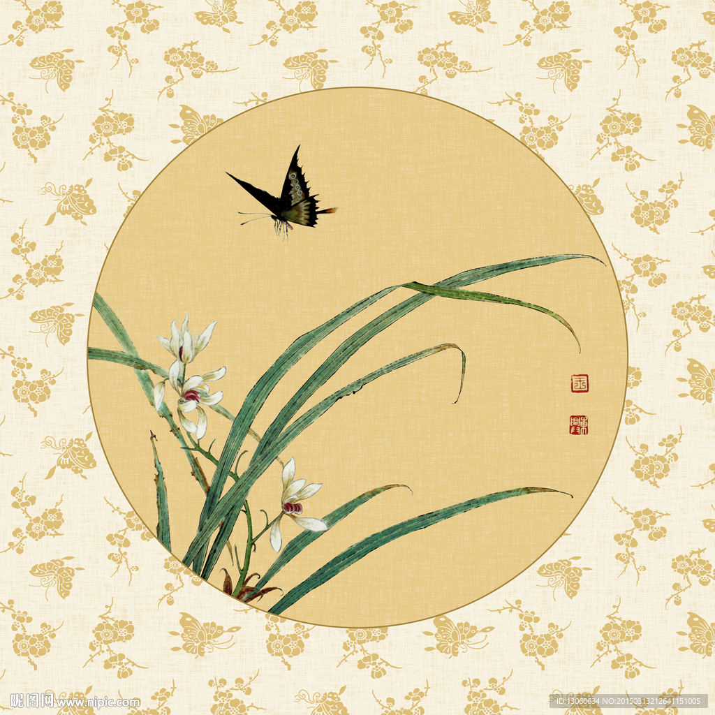 国画 工笔画 水墨画