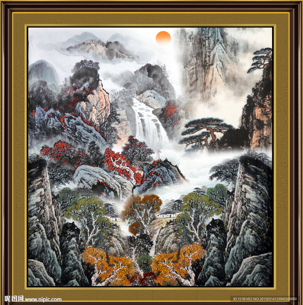 国画山水