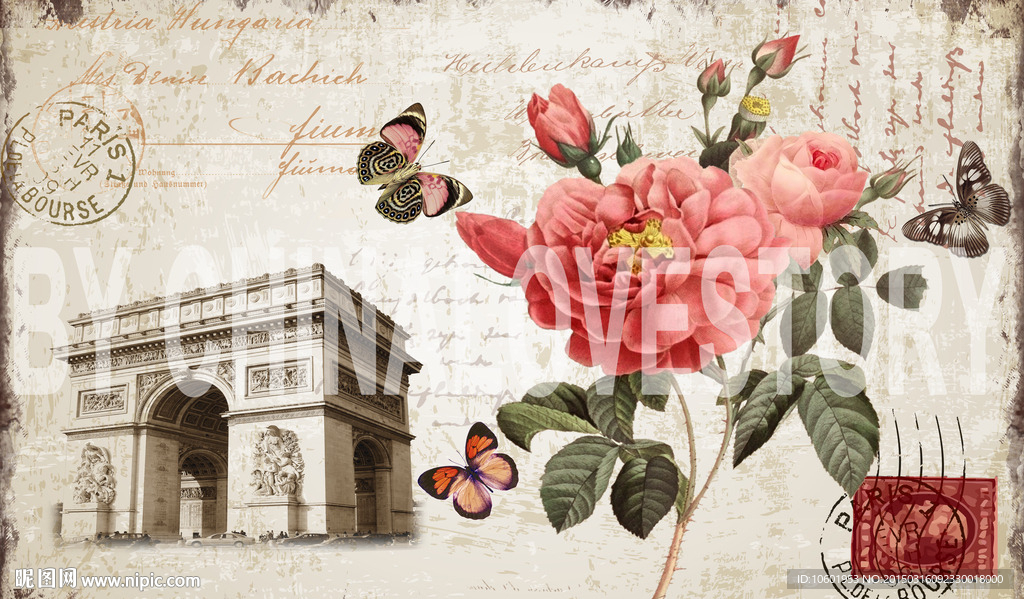 欧美风格装饰画