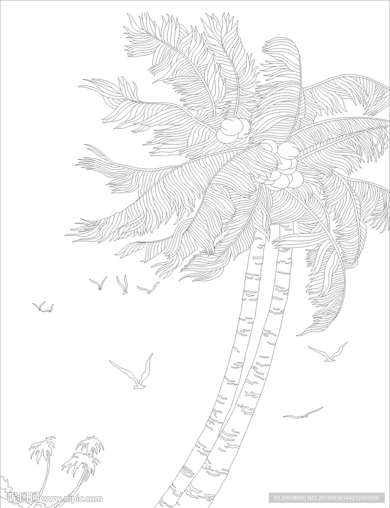 椰子树