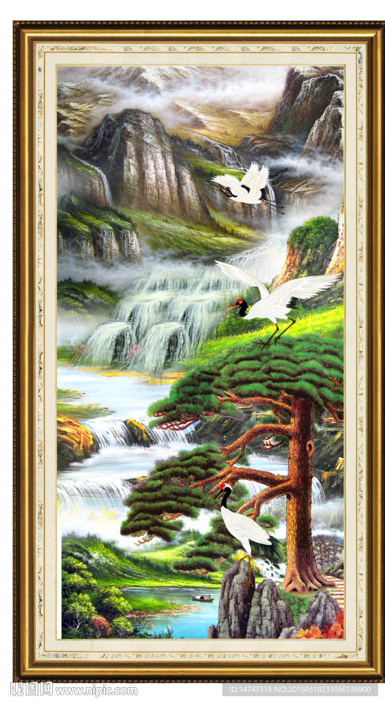 山水油画