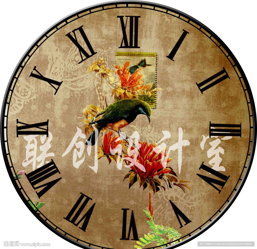 钟面花纸