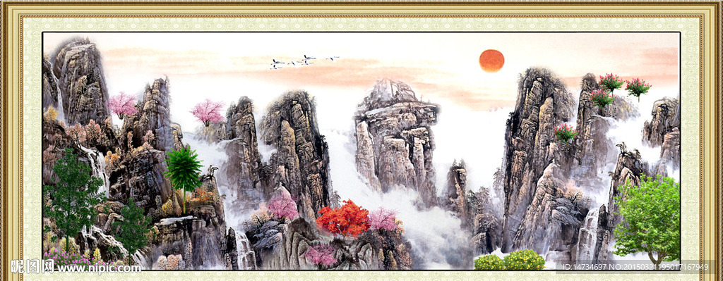 国画山水