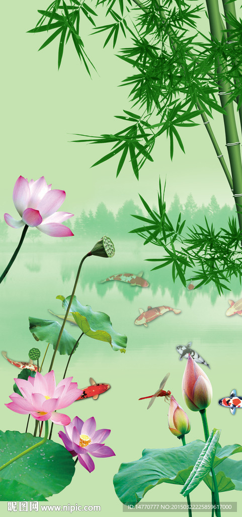 荷花图
