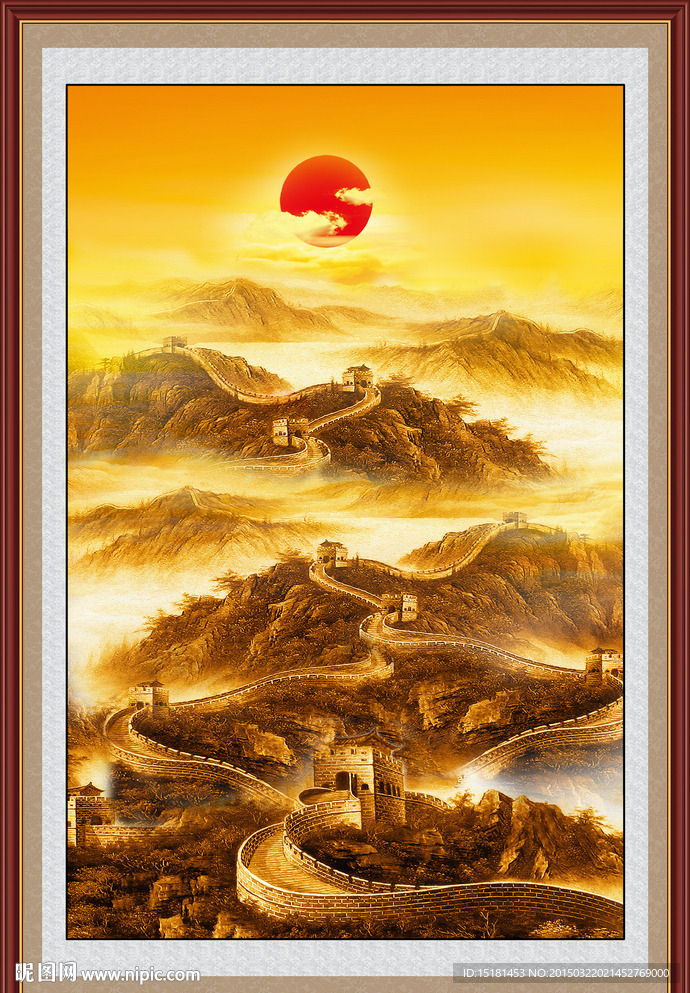 长城装饰画