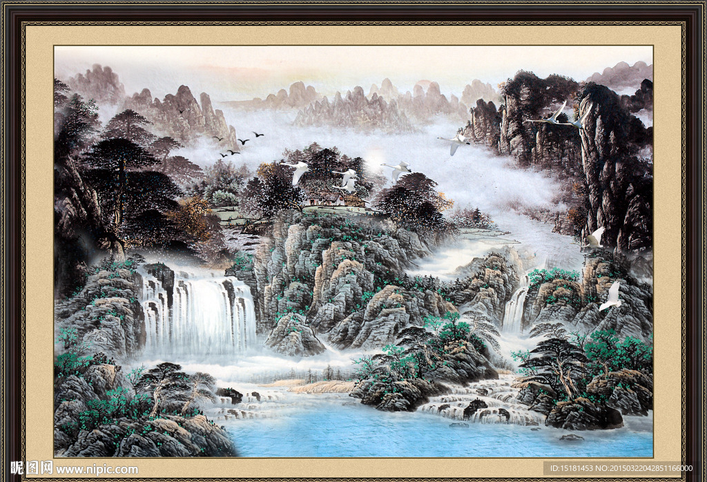 山水国画
