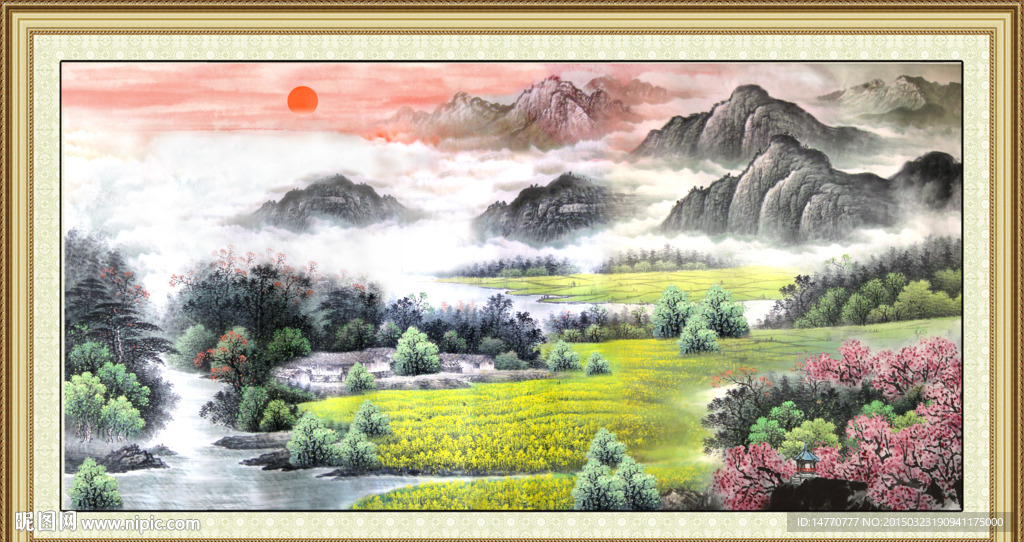 山水风景国画