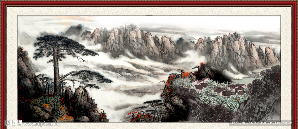 迎客松风景