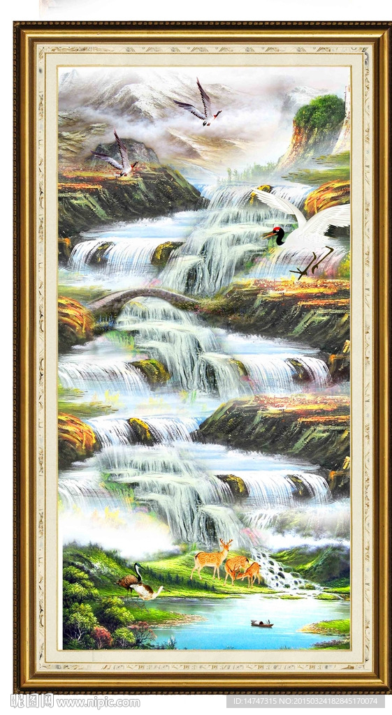 山水油画