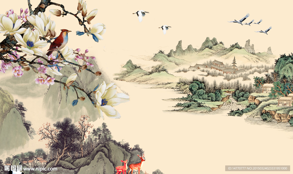 国画风景